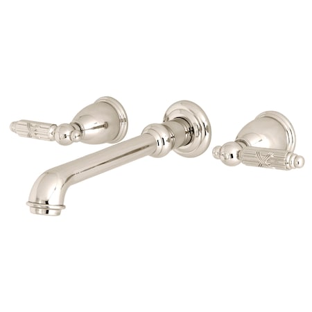 KS7126GL Two-Handle Wall Mount Bathroom Faucet